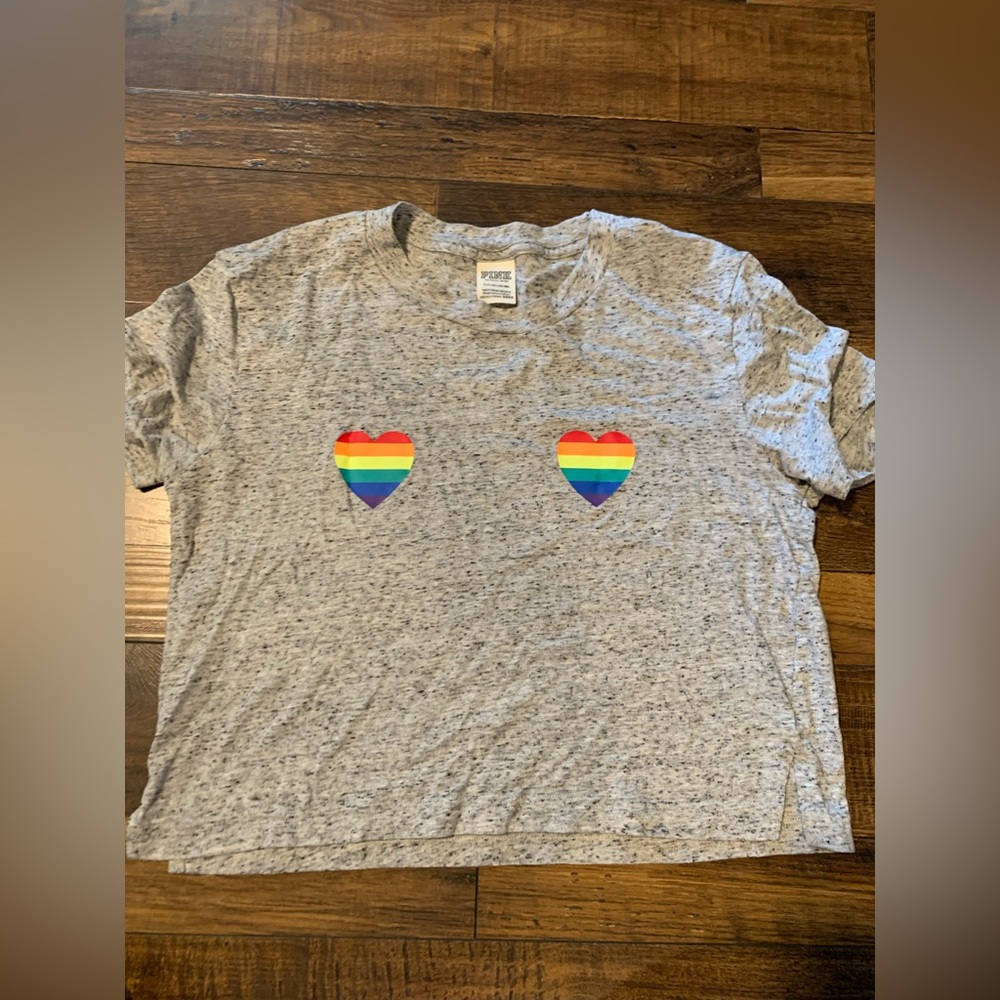 Victoria’s Secret PINK pride crop top